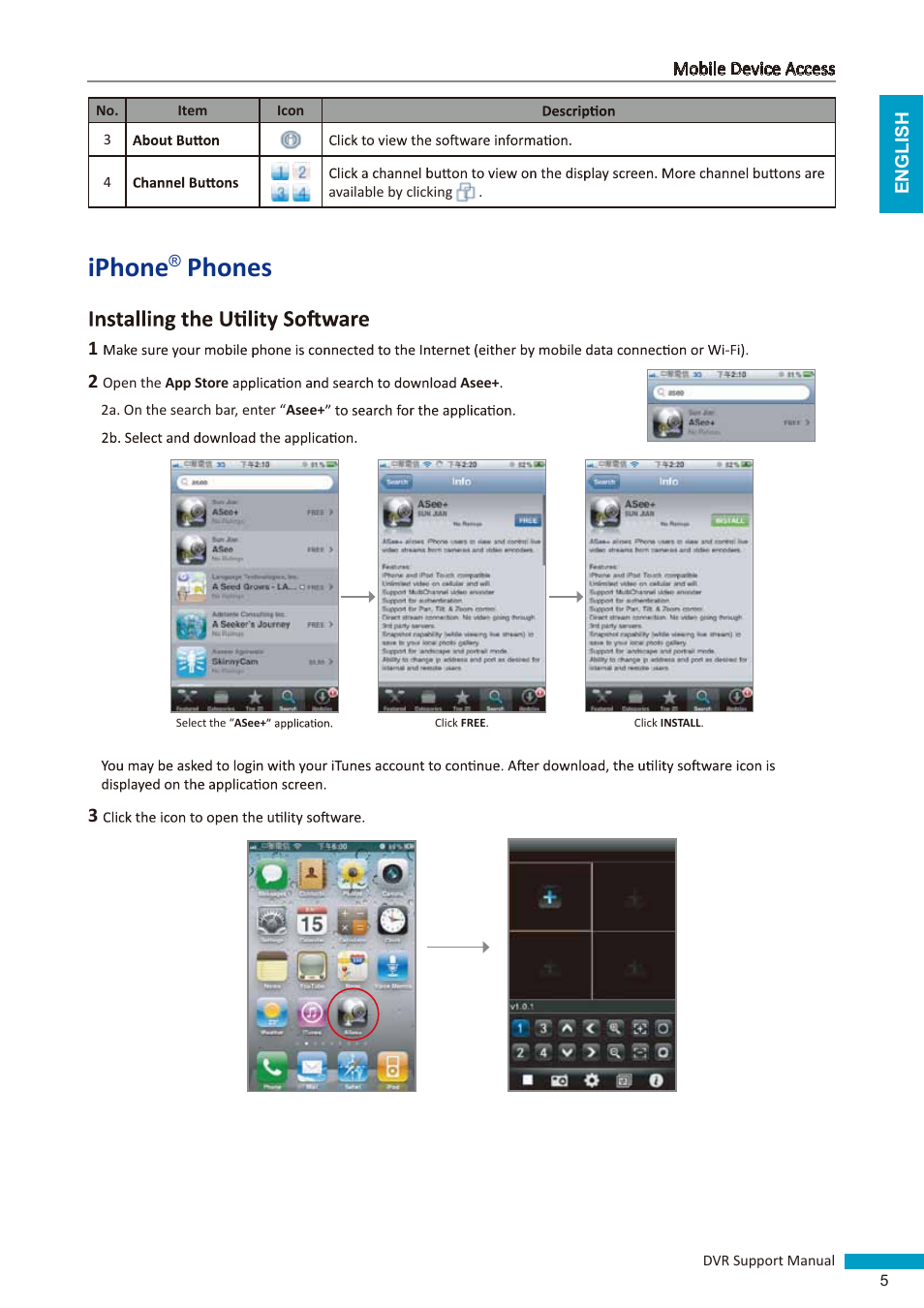 Iphone, Phones | KGUARD Security BRseriesDVR(2) User Manual | Page 5 / 20