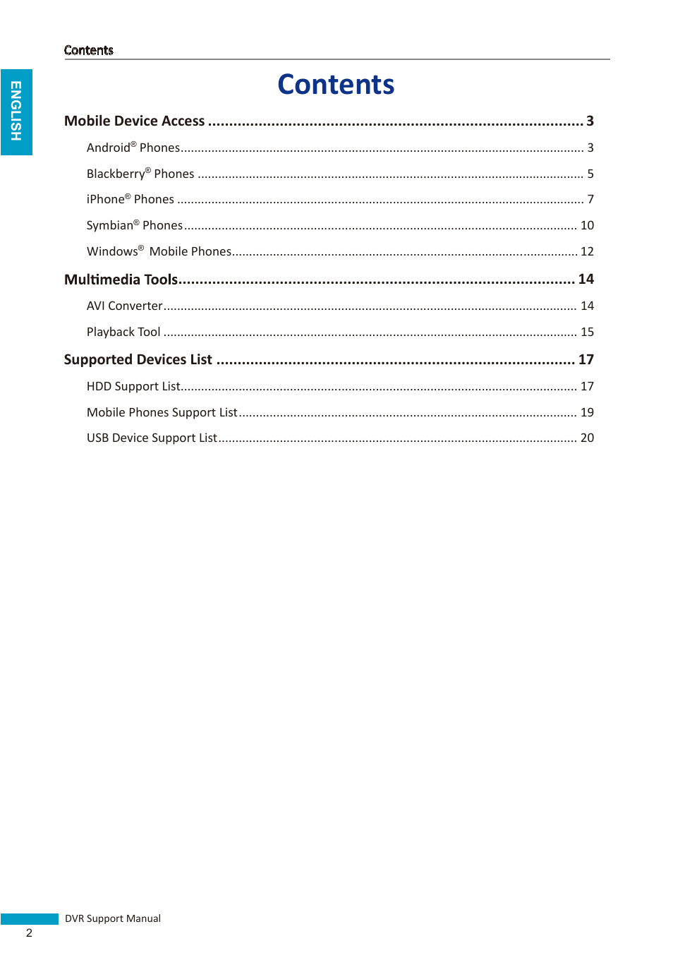 KGUARD Security NS series User Manual | Page 2 / 21