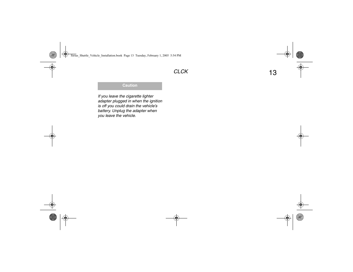 Clarion Sattelite Radio User Manual | Page 15 / 20