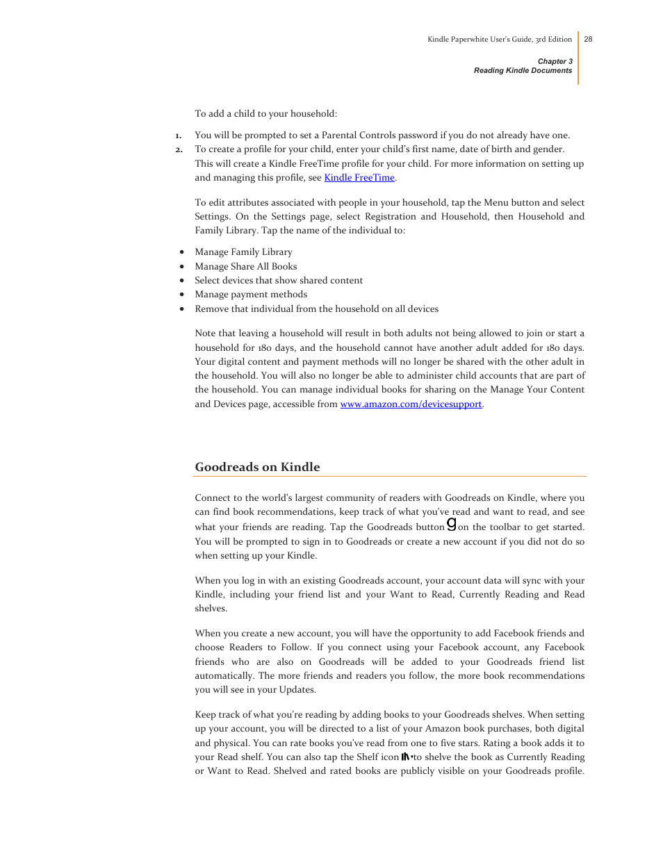 Goodreads on kindle, Goodreads on, Kindle | Kindle Paperwhite (2nd Generation) User Manual | Page 28 / 47