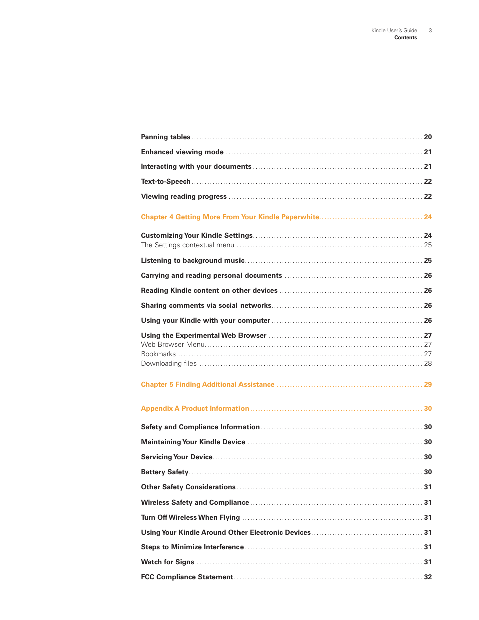 Kindle Touch 3G User Manual | Page 3 / 36