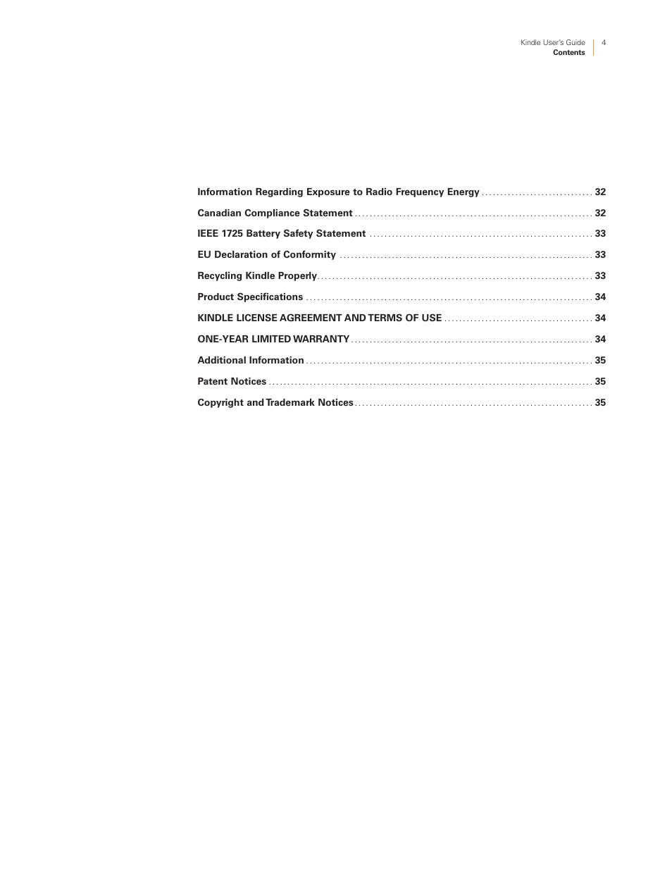 Kindle Touch 3G User Manual | Page 4 / 36