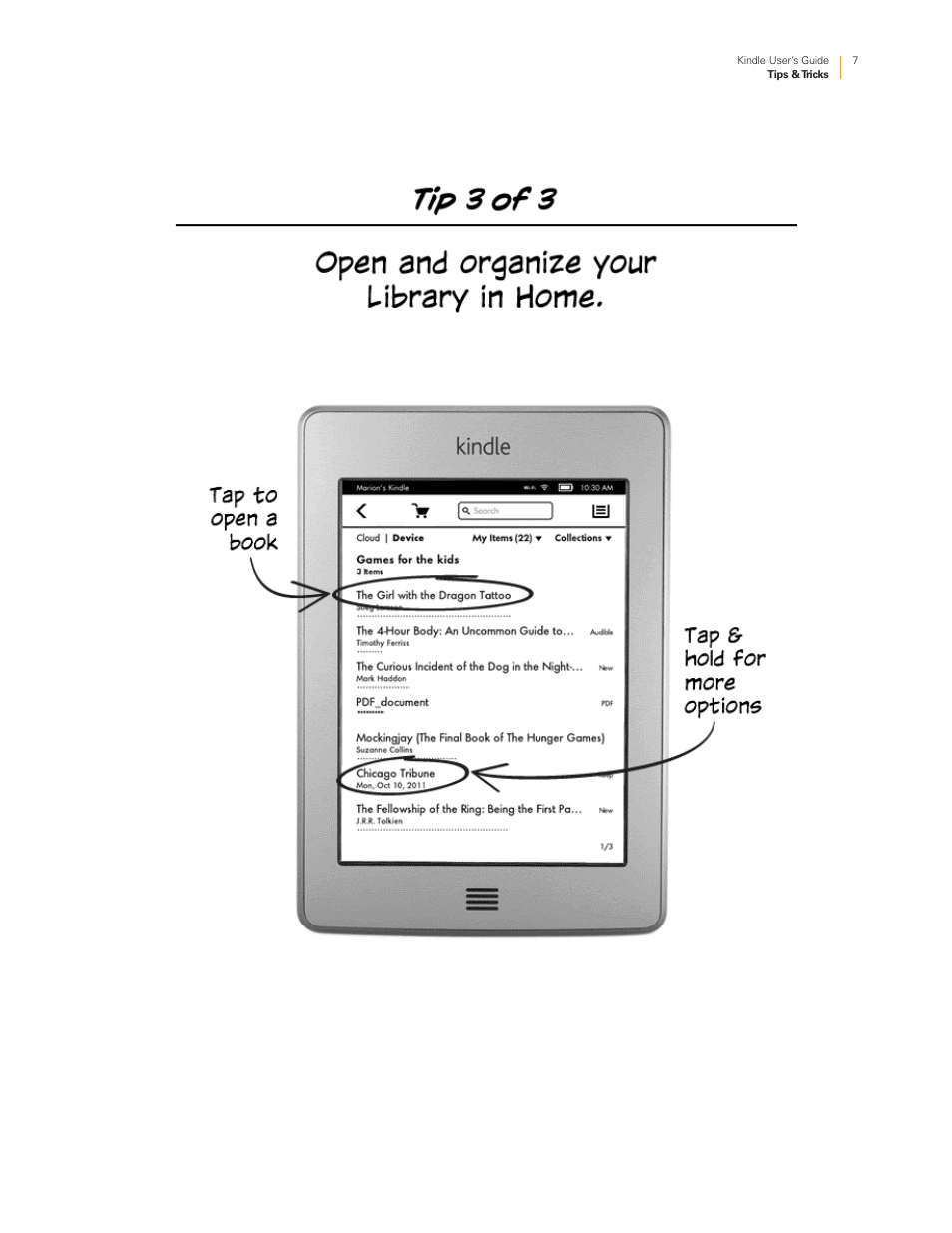 Kindle Touch 3G User Manual | Page 7 / 36