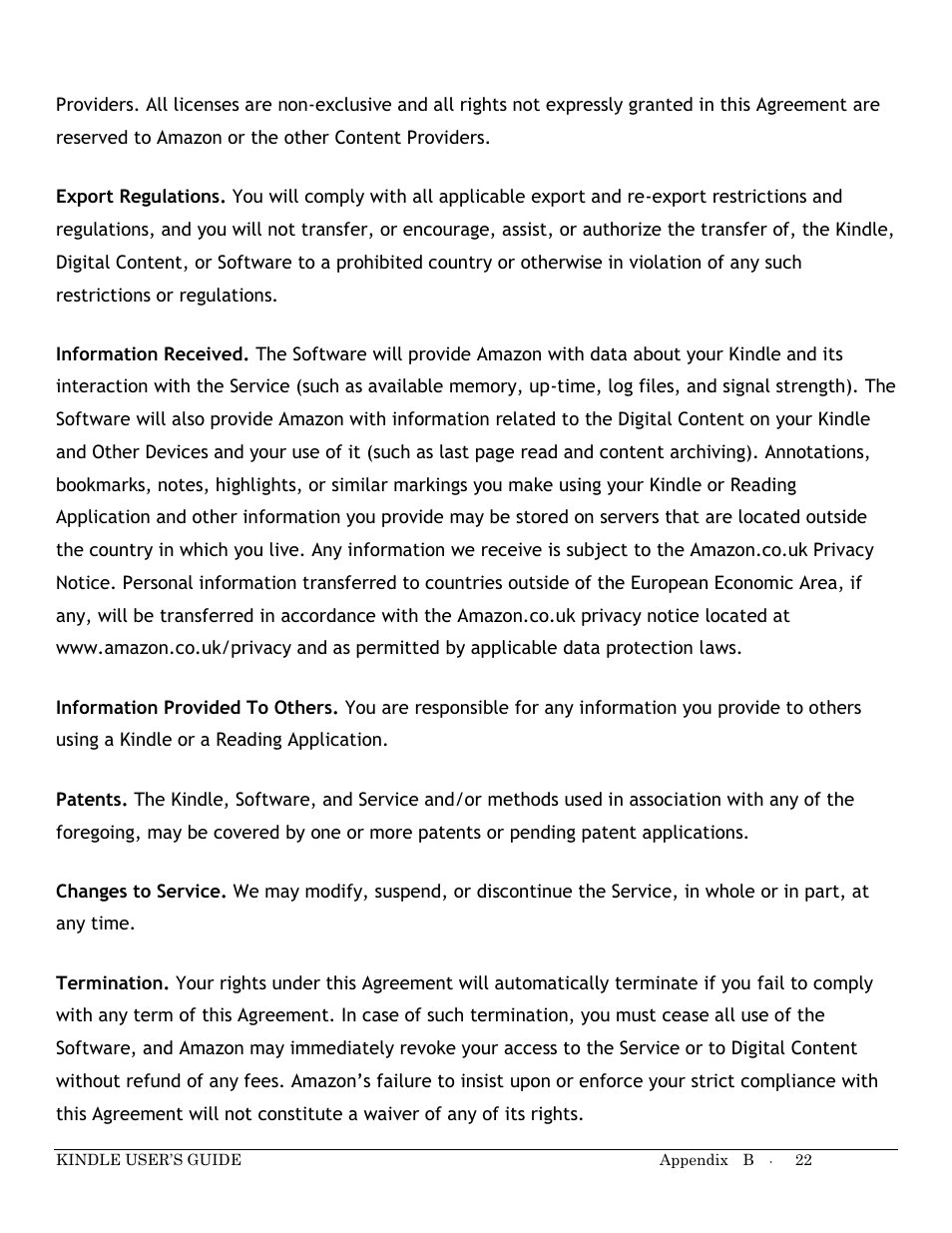 Kindle Keyboard User Manual | Page 22 / 28
