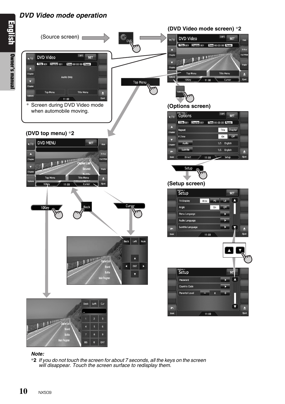 English | Clarion NX509 User Manual | Page 12 / 69