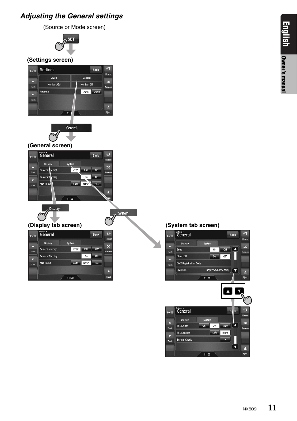English | Clarion NX509 User Manual | Page 13 / 69