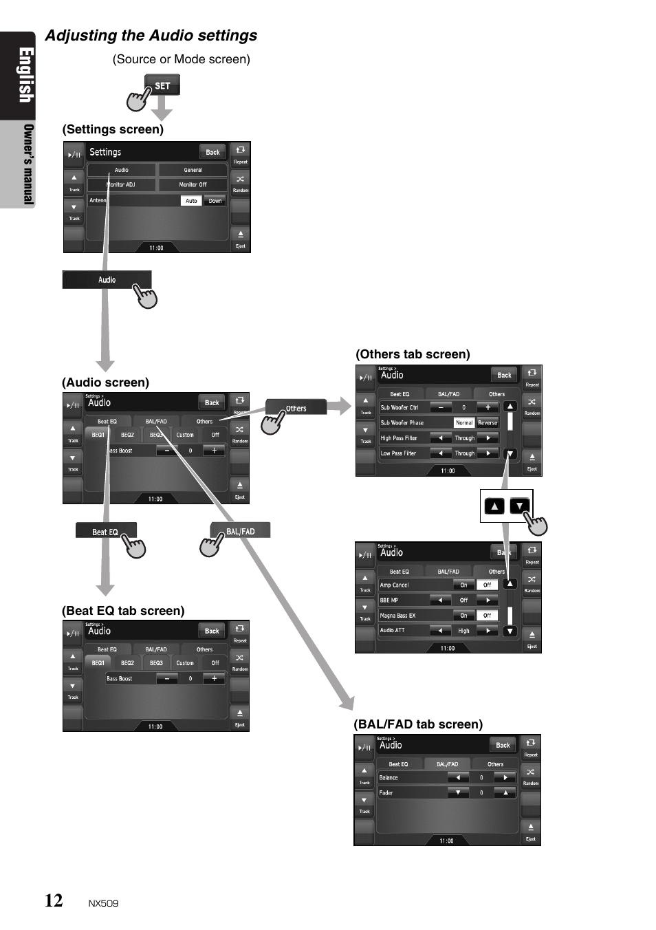 English | Clarion NX509 User Manual | Page 14 / 69