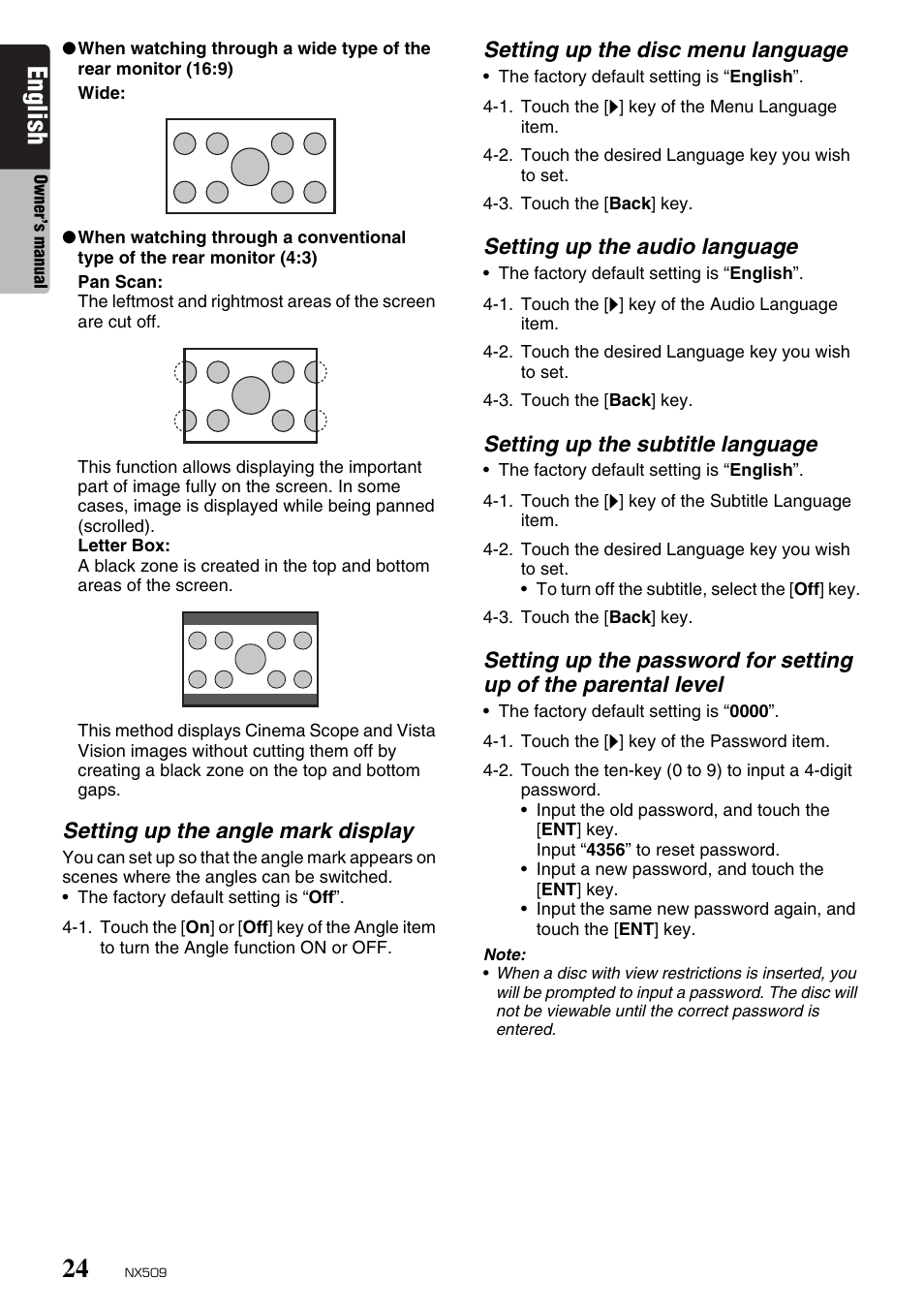 English | Clarion NX509 User Manual | Page 26 / 69