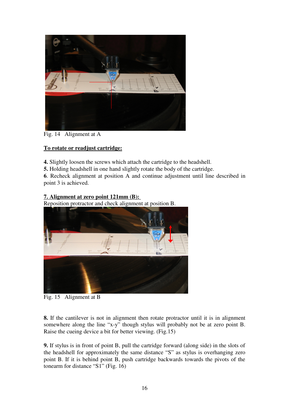 Kuzma STOGI 130419 User Manual | Page 16 / 20