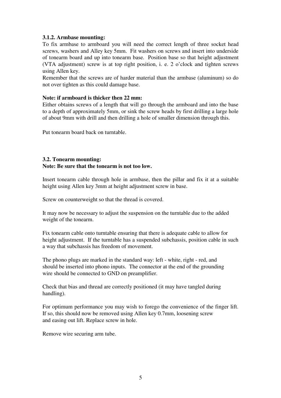 Kuzma STOGI 130419 User Manual | Page 5 / 20