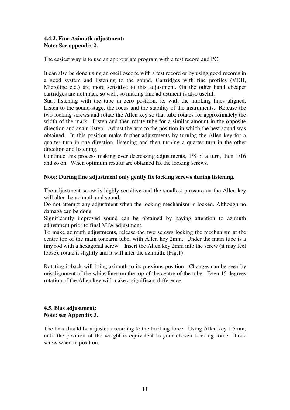 Kuzma STOGI REF 130419 User Manual | Page 11 / 21