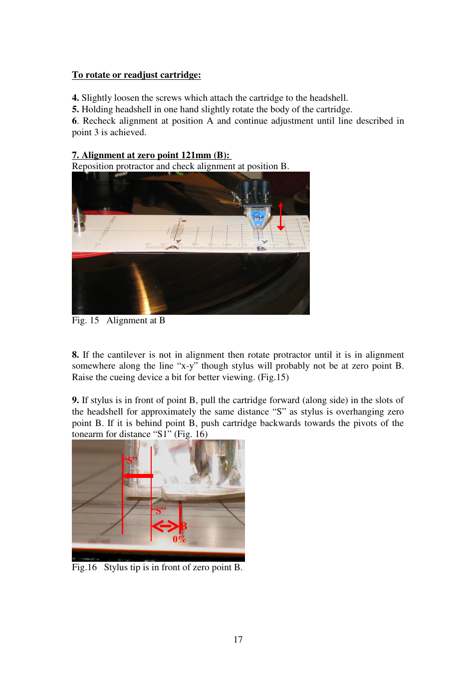 Kuzma STOGI REF 130419 User Manual | Page 17 / 21