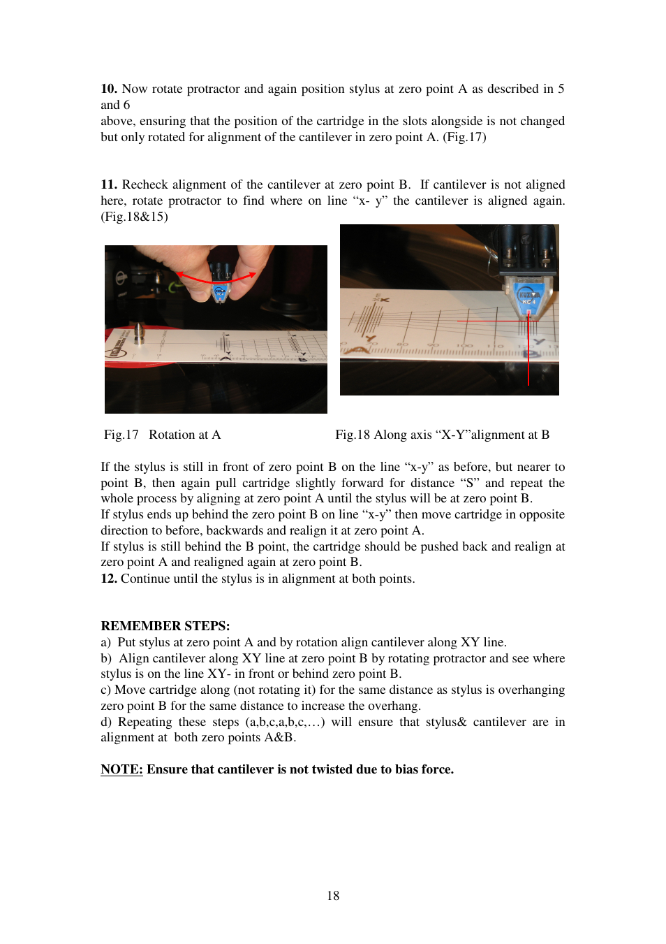 Kuzma STOGI REF 130419 User Manual | Page 18 / 21