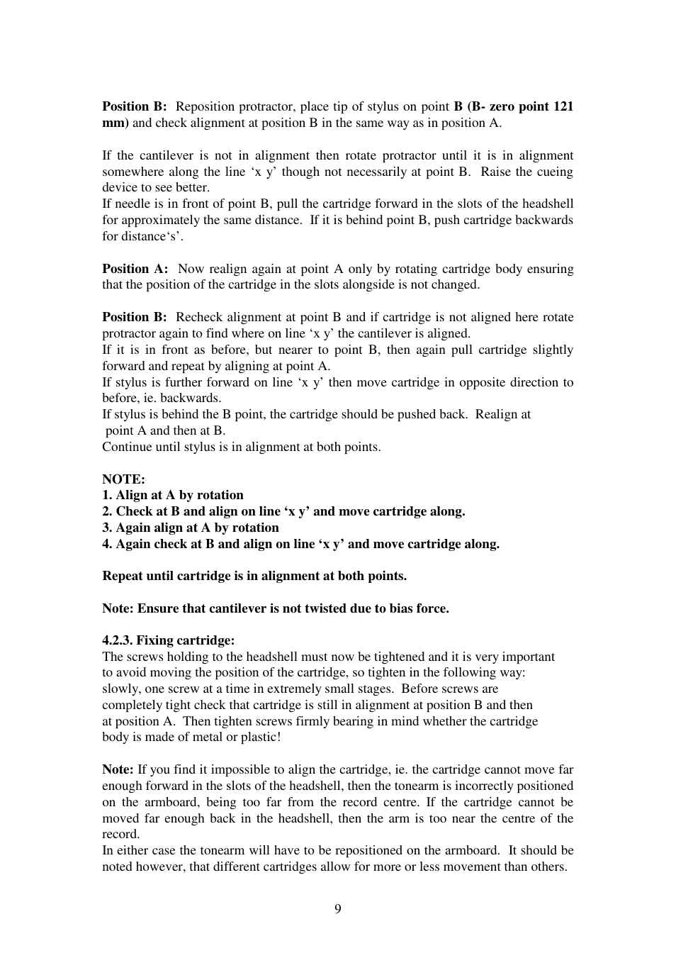 Kuzma STOGI REF 130419 User Manual | Page 9 / 21