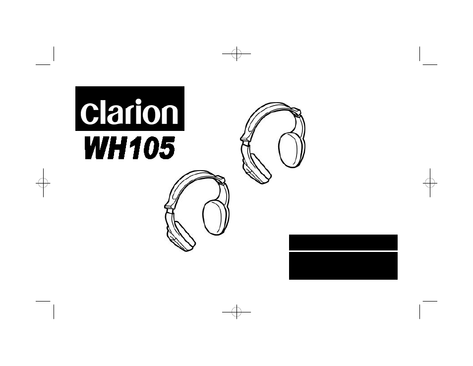 Clarion WH 105 User Manual | 12 pages