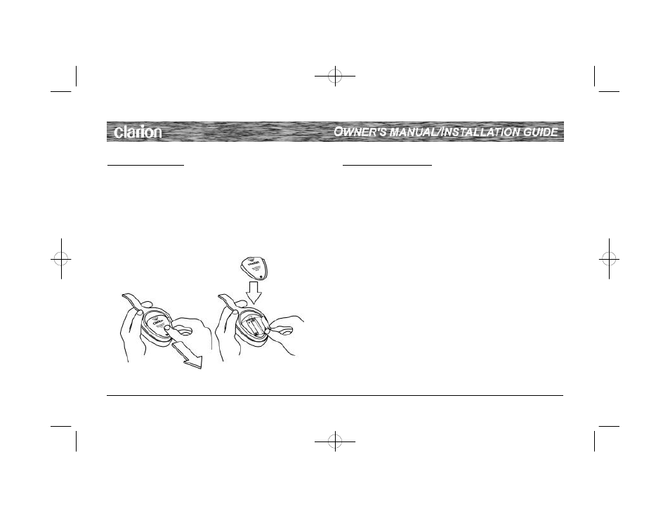 Clarion WH 105 User Manual | Page 7 / 12