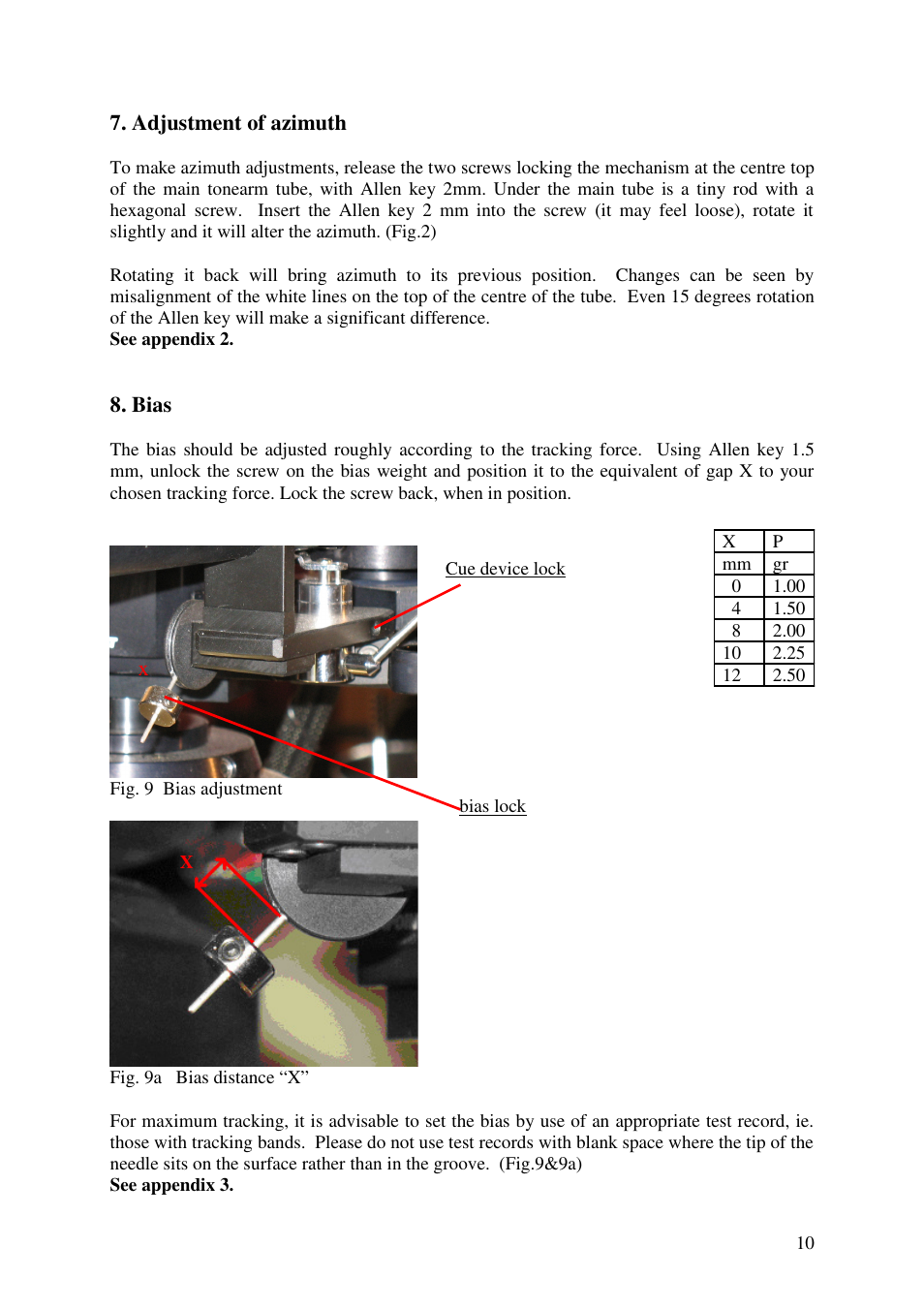 Kuzma 4POINT 110630 User Manual | Page 10 / 19