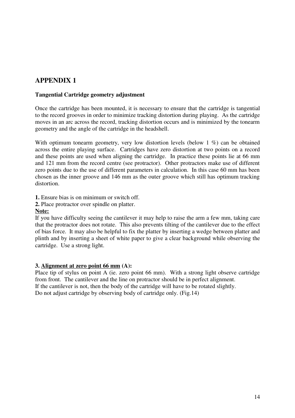 Kuzma 4POINT 110630 User Manual | Page 14 / 19