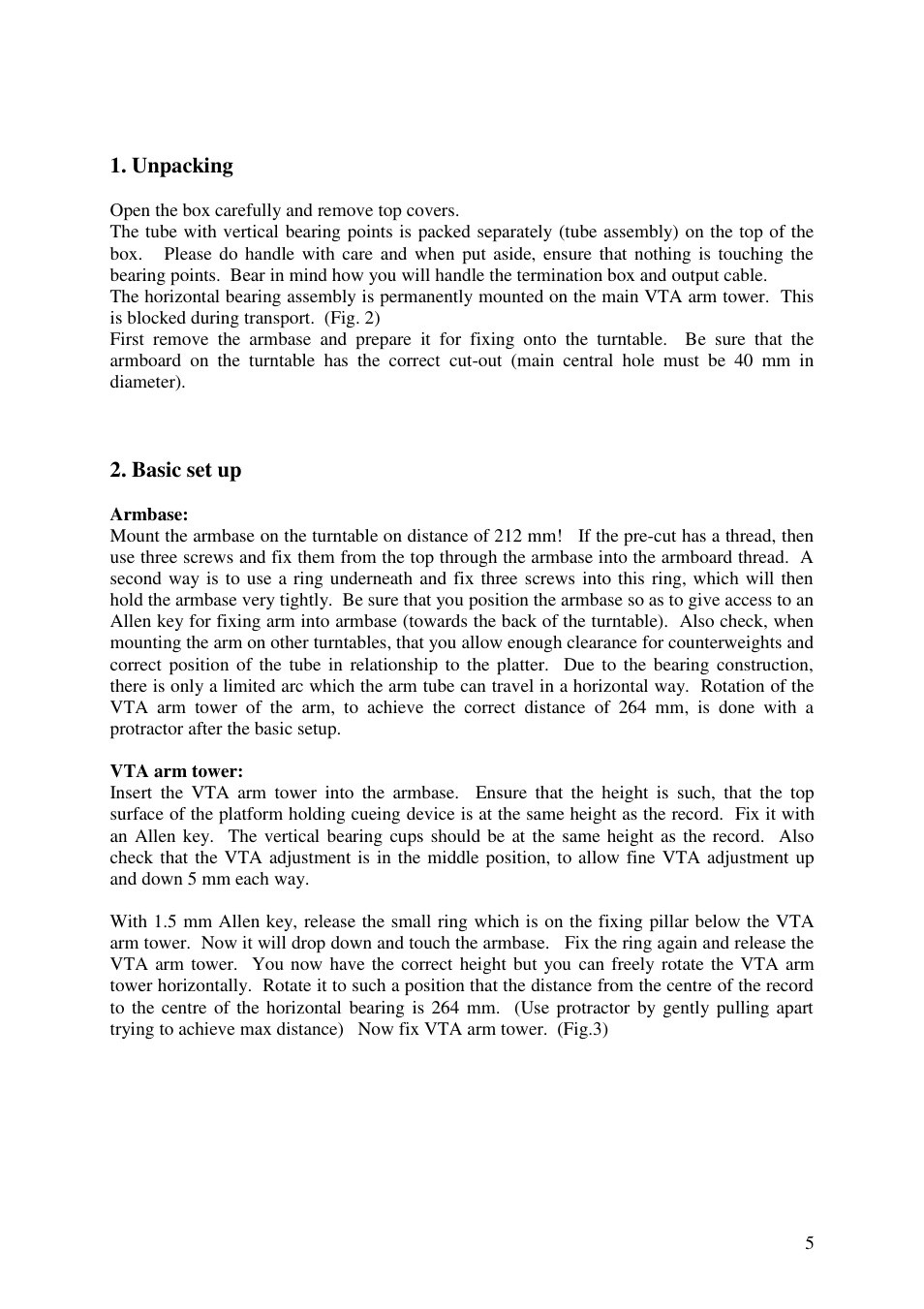 Kuzma 4POINT 110630 User Manual | Page 5 / 19