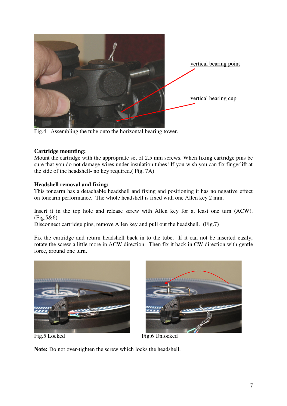 Kuzma 4POINT 110630 User Manual | Page 7 / 19