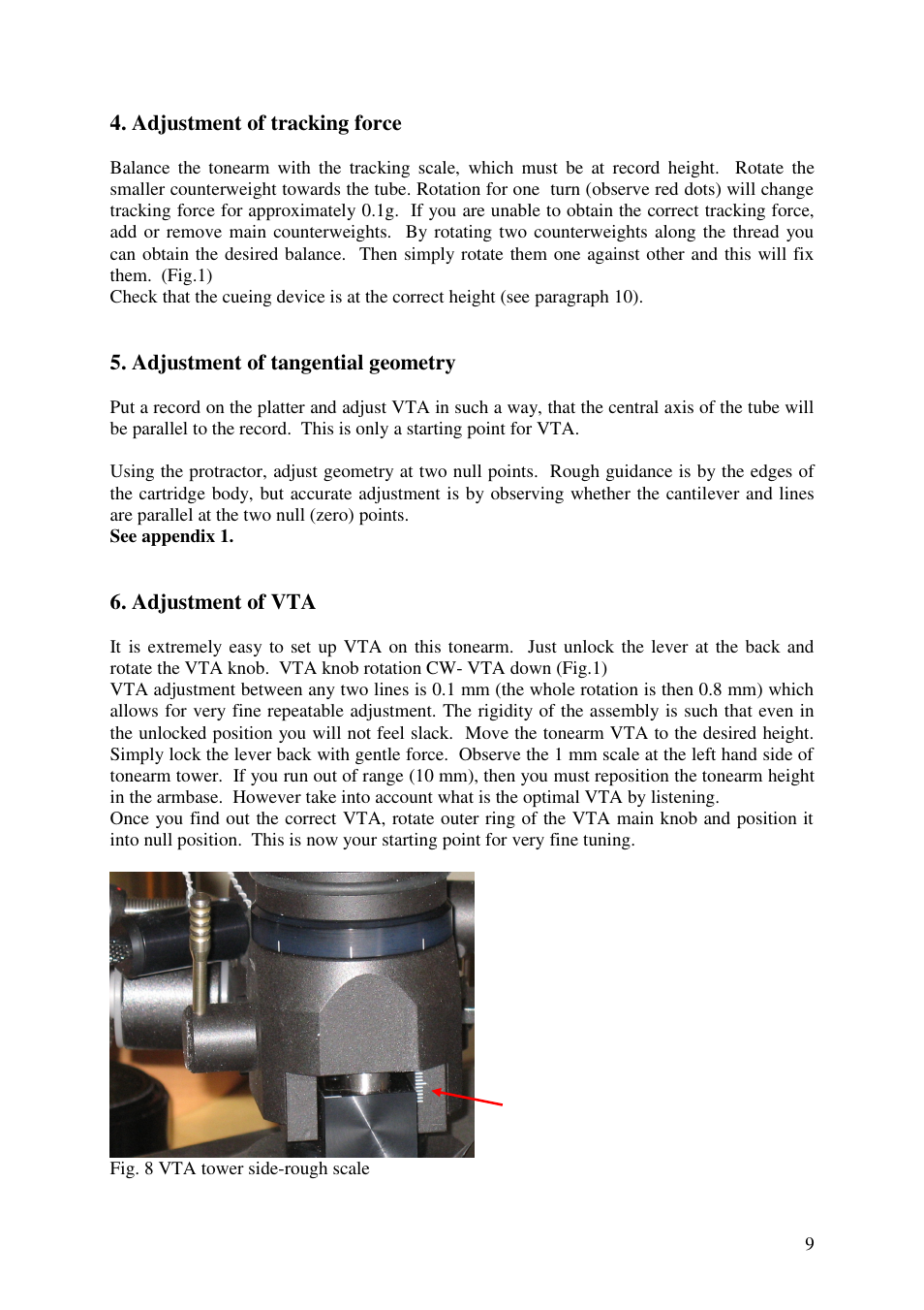 Kuzma 4POINT 110630 User Manual | Page 9 / 19