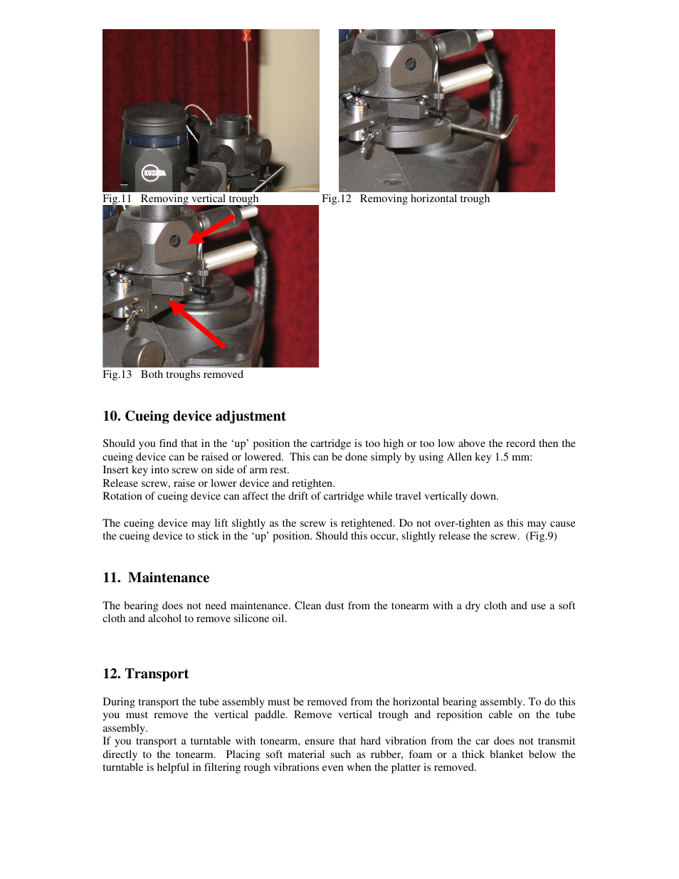 Kuzma 4Point 2008-6 User Manual | Page 10 / 11