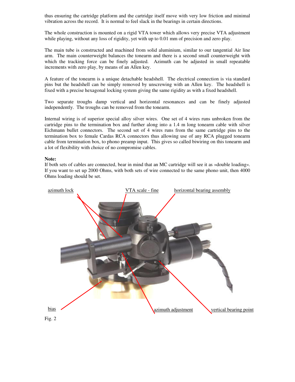 Kuzma 4Point 2008-6 User Manual | Page 3 / 11