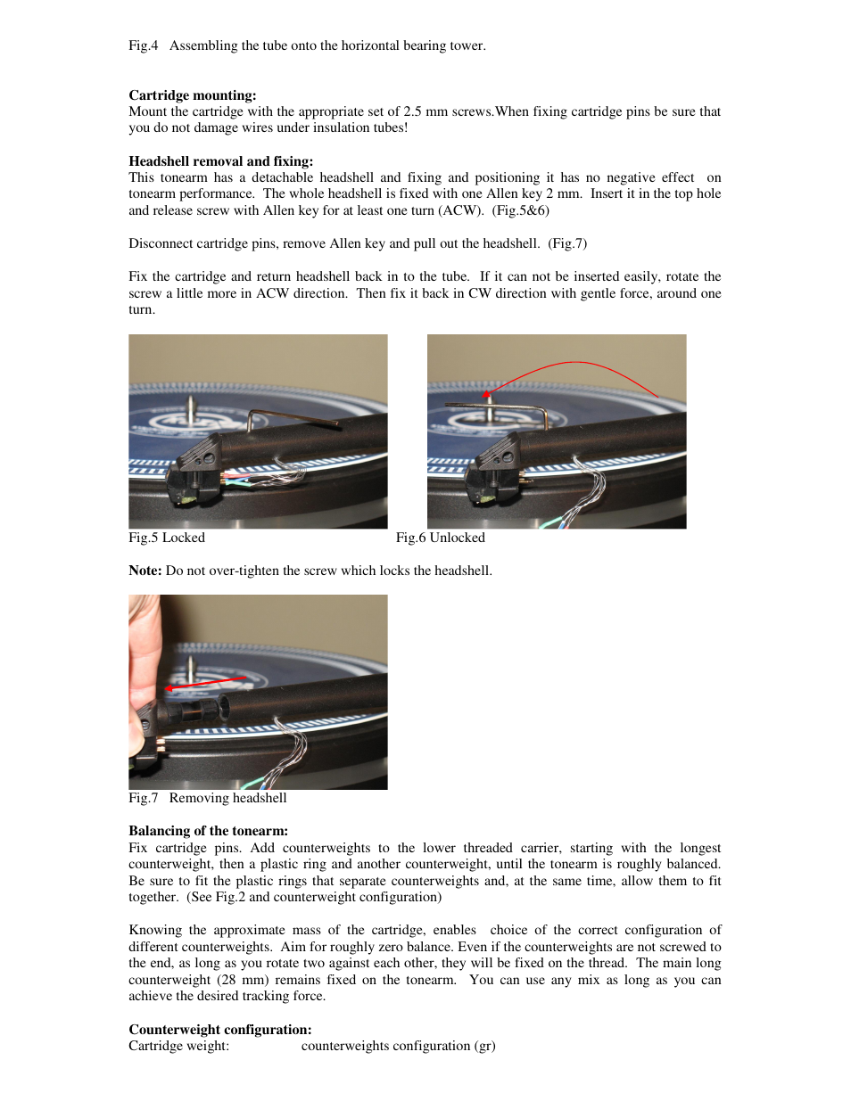 Kuzma 4Point 2008-6 User Manual | Page 6 / 11