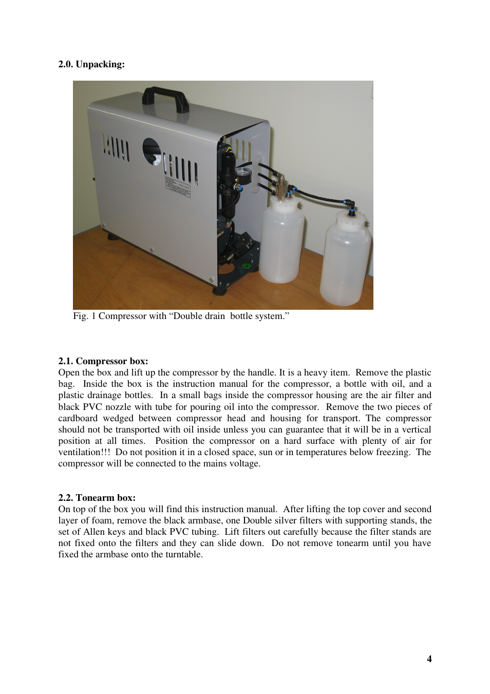 Kuzma AIR LINE 130401 User Manual | Page 4 / 19