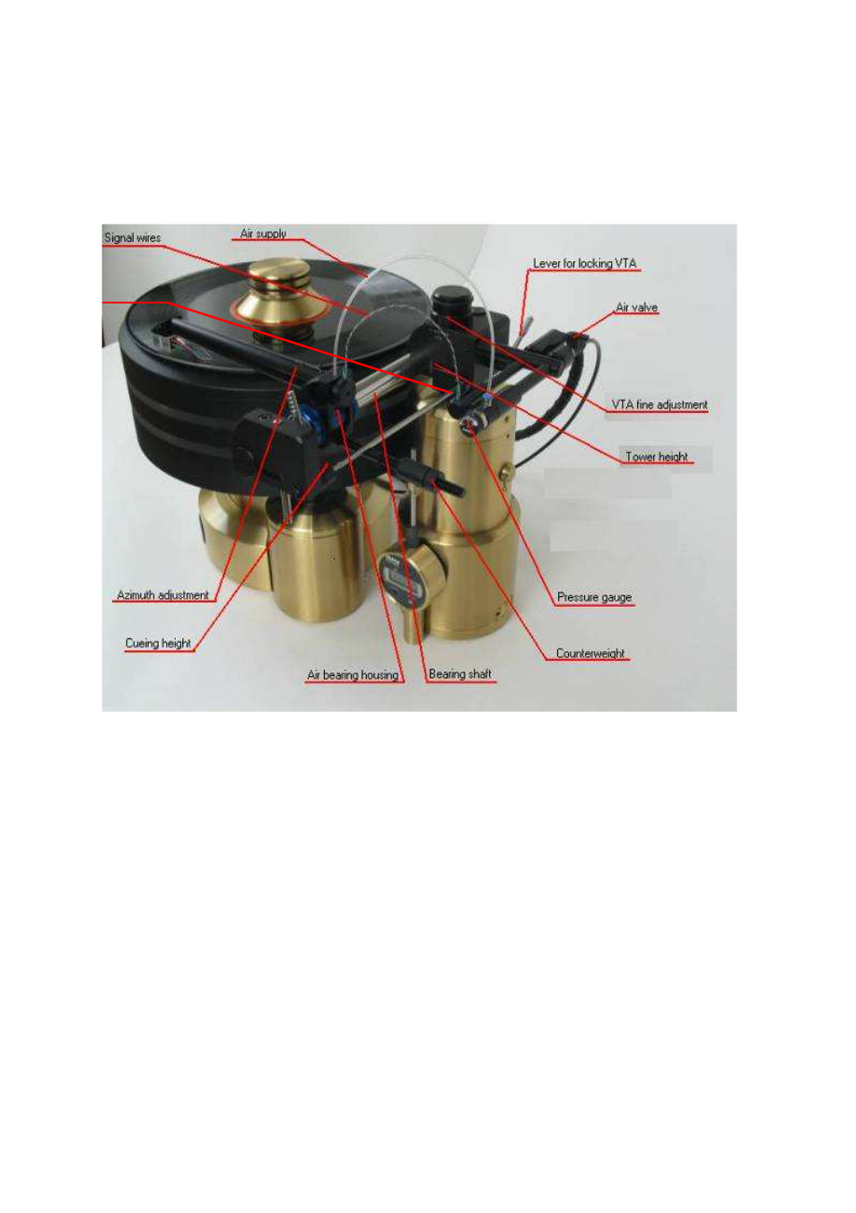 Kuzma ltd, Instruction manual for air line tonearm | Kuzma AIR LINE 100401 User Manual | Page 2 / 19