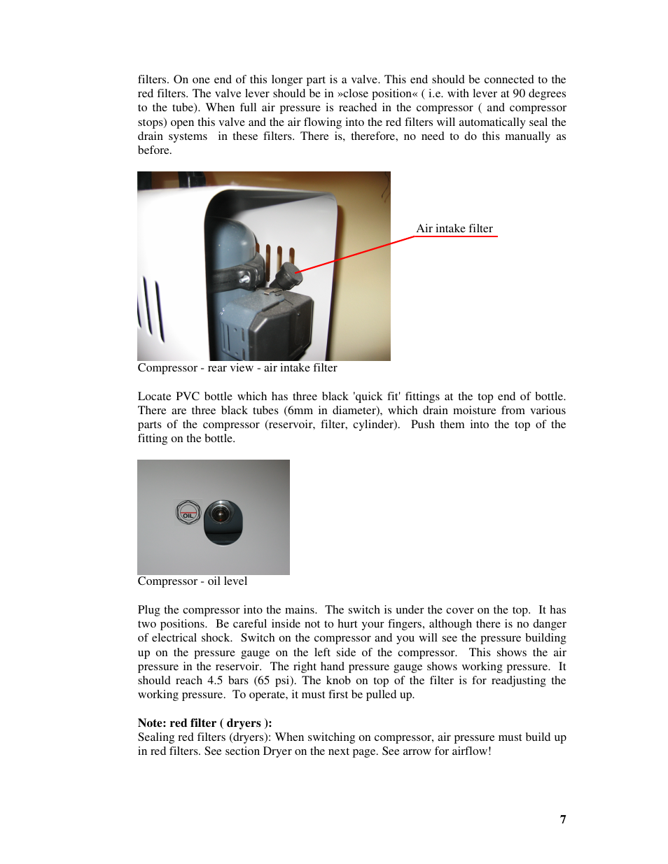 Kuzma AIR LINE 2007-6 User Manual | Page 7 / 17