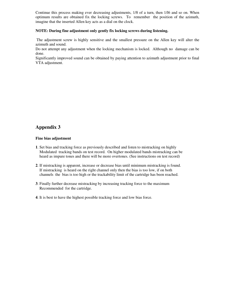 Kuzma Cartridge set up User Manual | Page 4 / 5