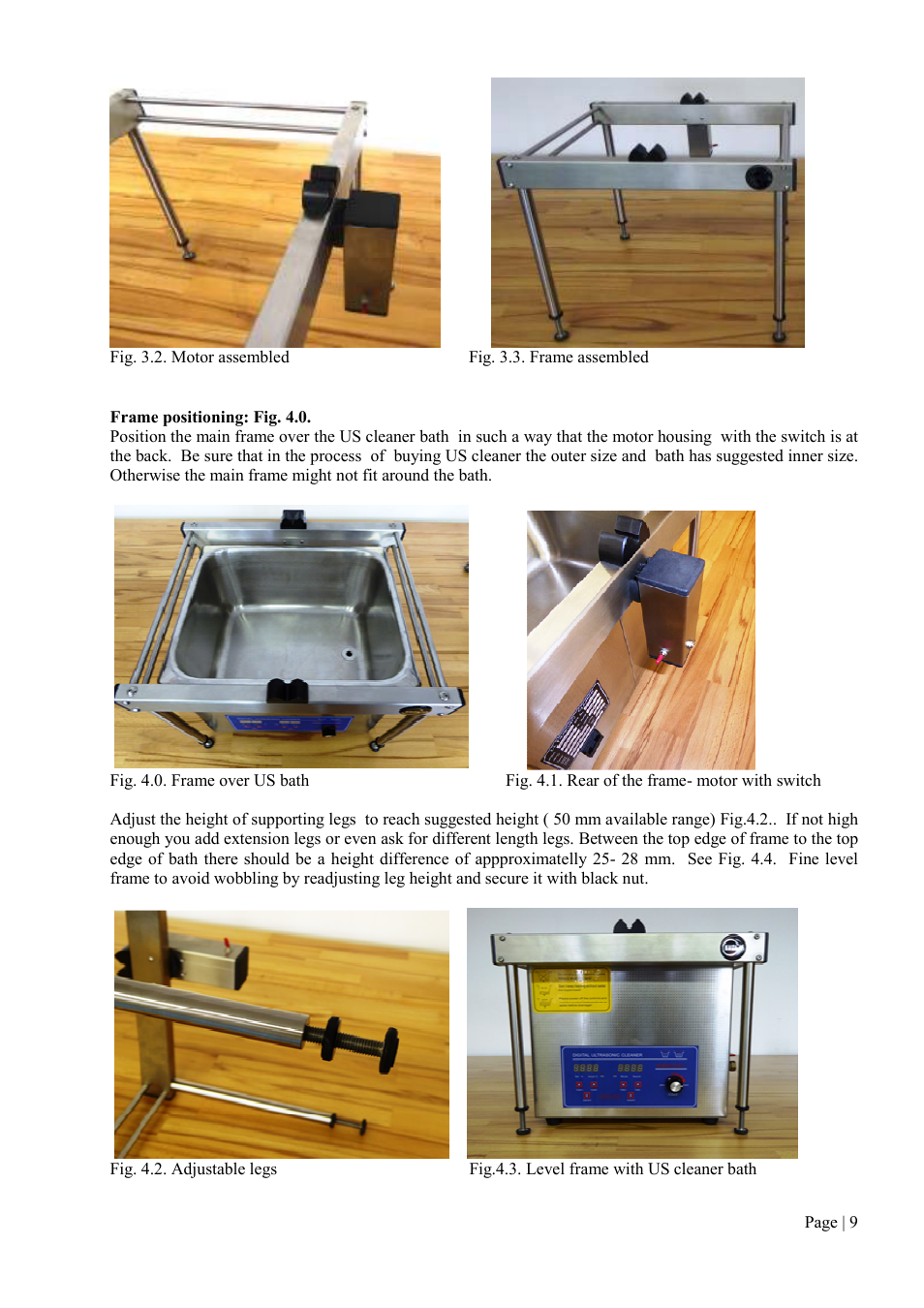 Kuzma RD ULTRASONIC CLEANER KIT 150217 User Manual | Page 9 / 15