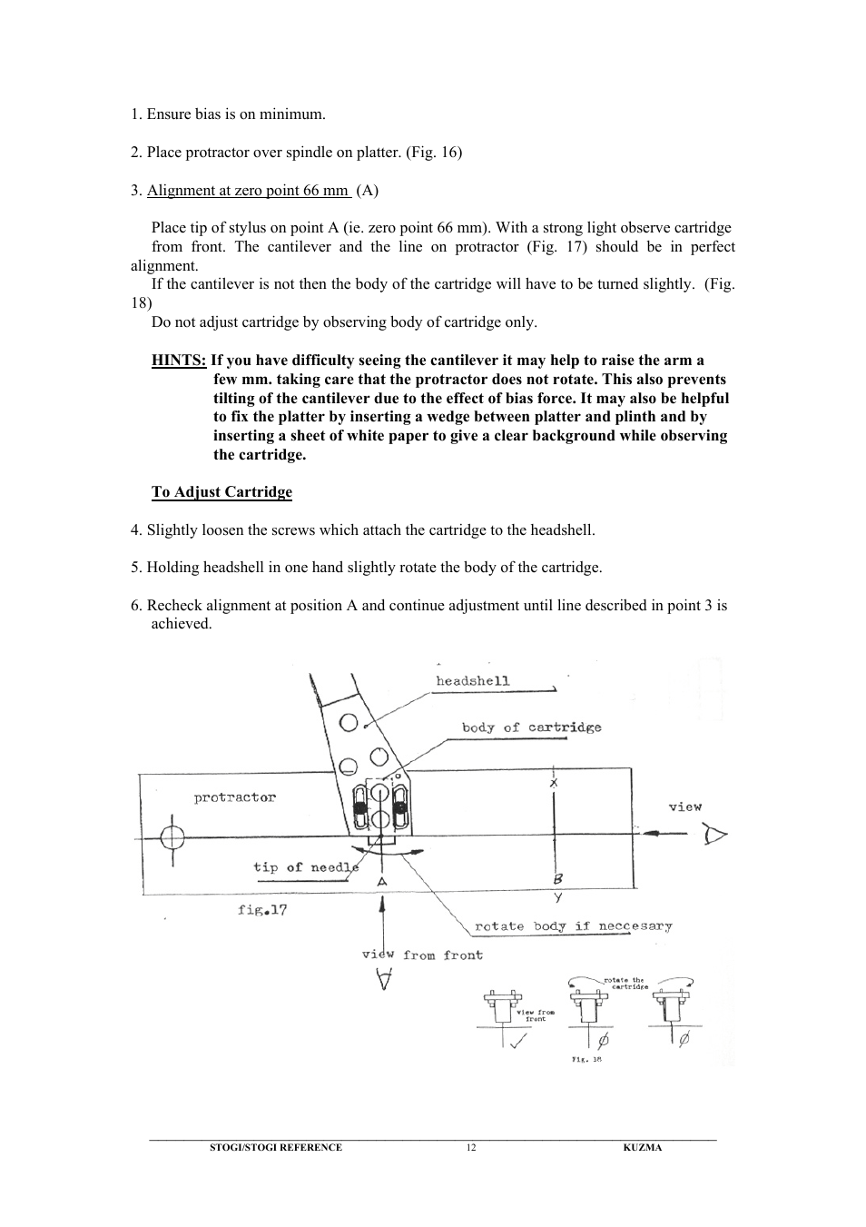 Kuzma Stogi Reference User Manual | Page 12 / 25