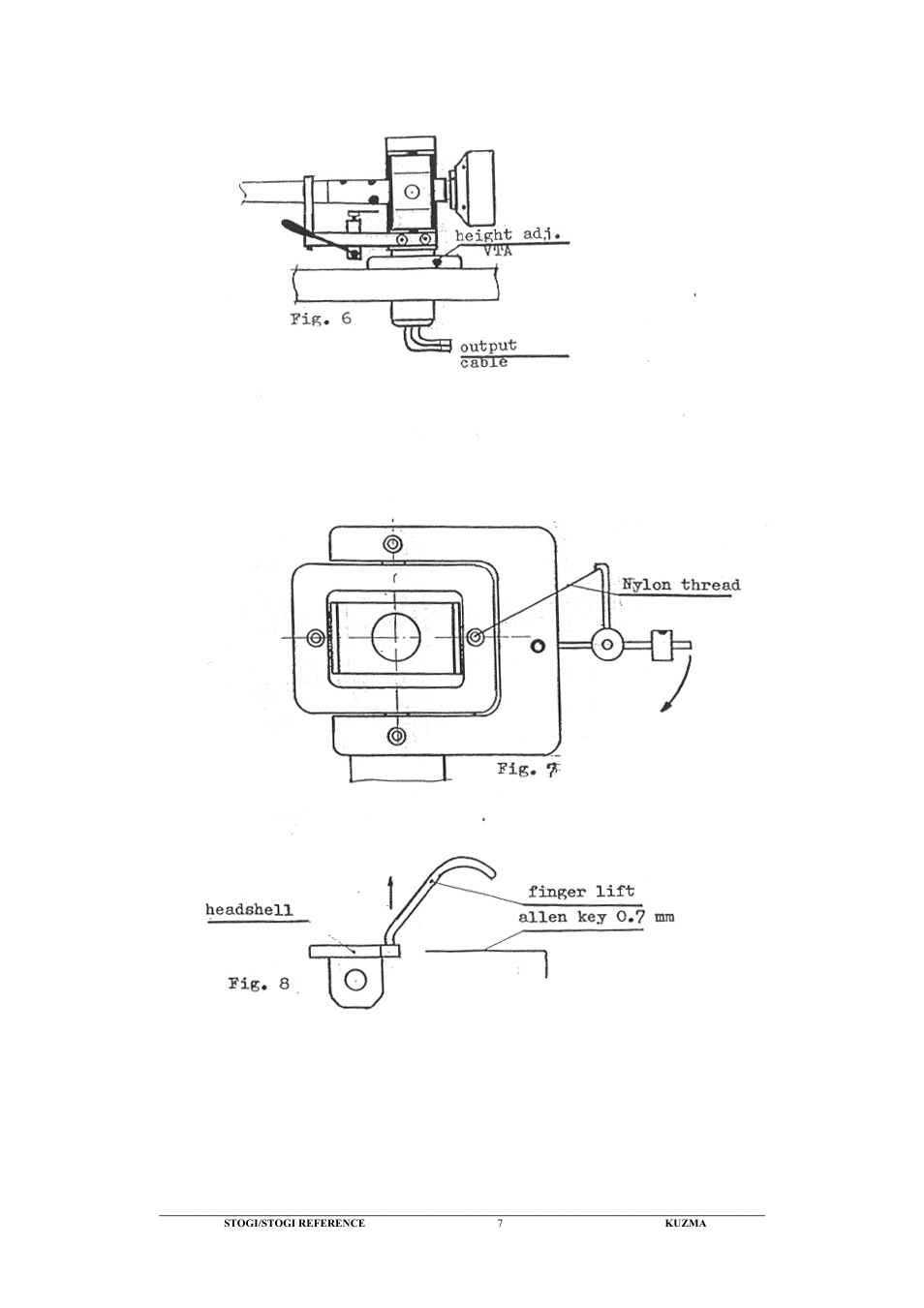 Kuzma Stogi Reference User Manual | Page 7 / 25
