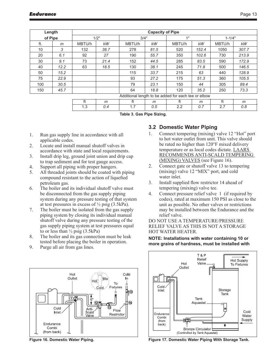 LAARS EBP 175 MBTU/h - Installation, Operation and Maintenance Instructions User Manual | Page 13 / 40