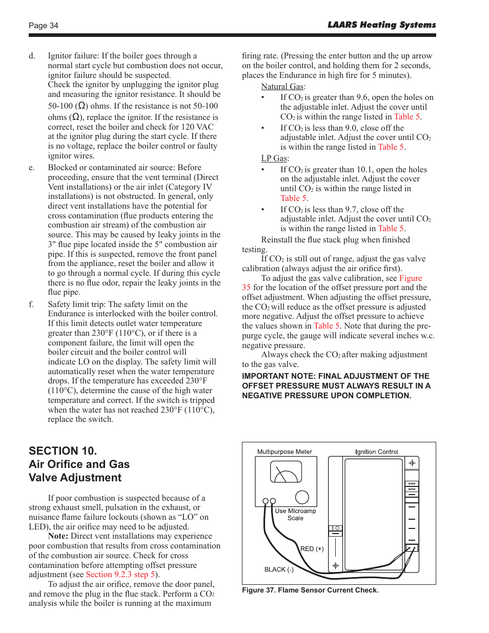 LAARS EBP 175 MBTU/h - Installation, Operation and Maintenance Instructions User Manual | Page 34 / 40