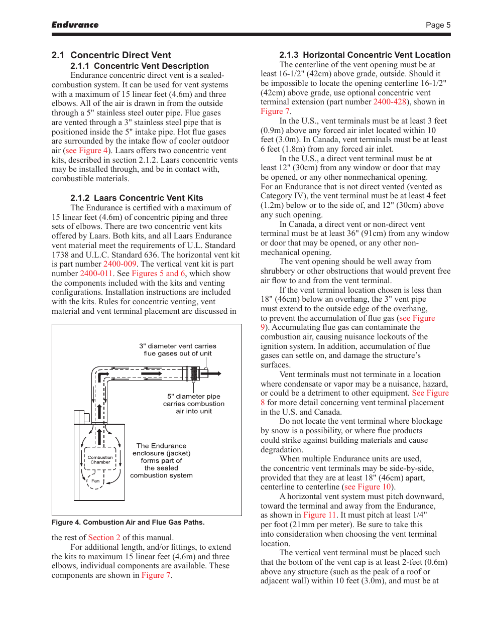 LAARS EBP 175 MBTU/h - Installation, Operation and Maintenance Instructions User Manual | Page 5 / 40