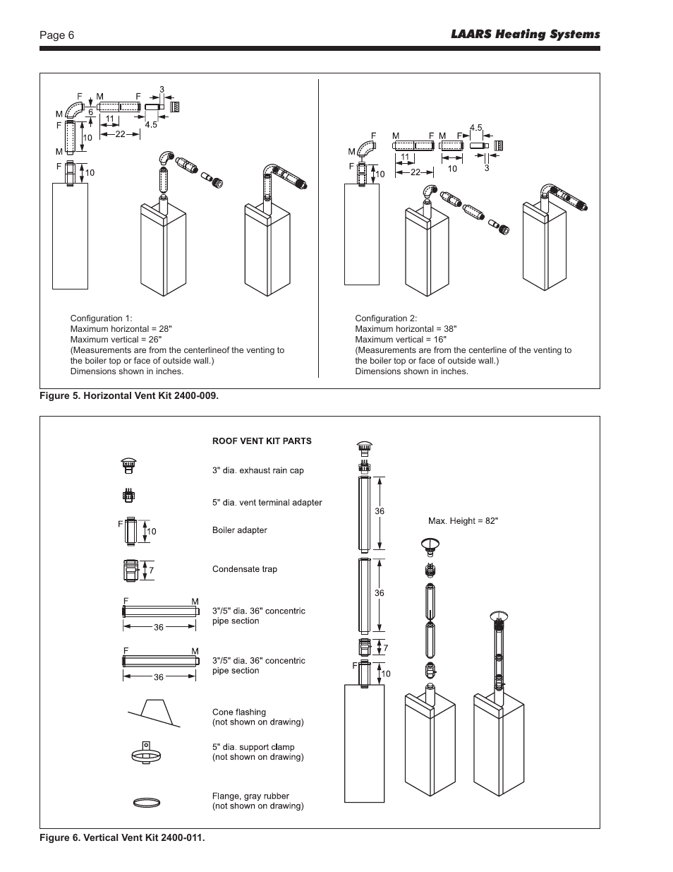 Laars heating systems | LAARS EBP 175 MBTU/h - Installation, Operation and Maintenance Instructions User Manual | Page 6 / 40