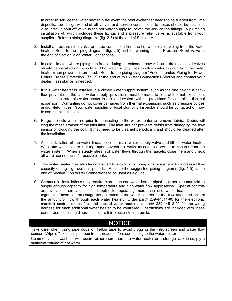 Notice | LAARS IGE-199C - Installation Manual User Manual | Page 12 / 44