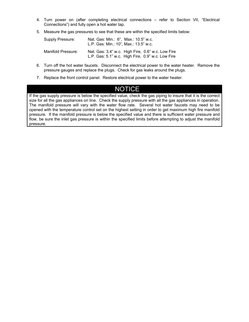 Notice | LAARS IGE-199C - Installation Manual User Manual | Page 20 / 44