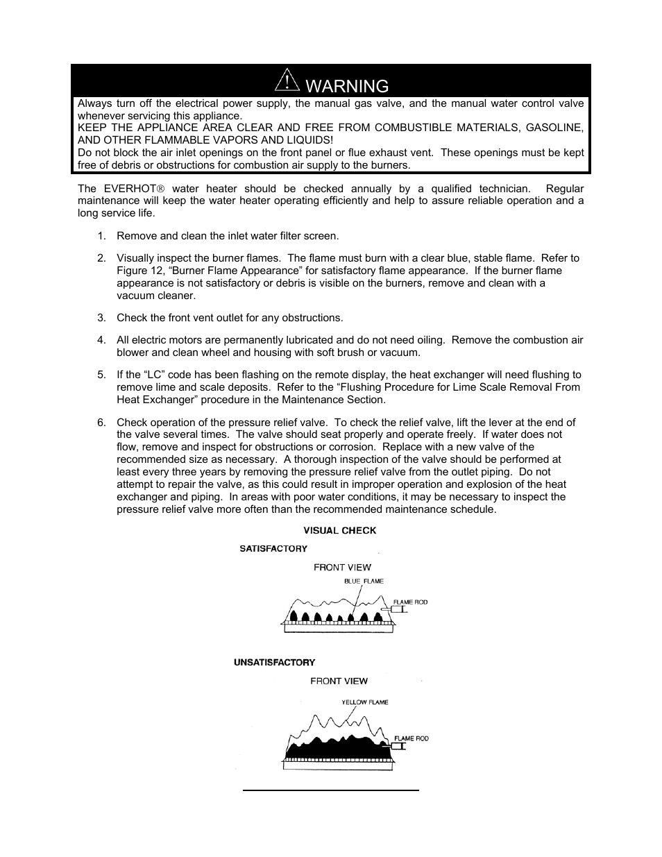 Warning | LAARS IGE-199C - Installation Manual User Manual | Page 35 / 44