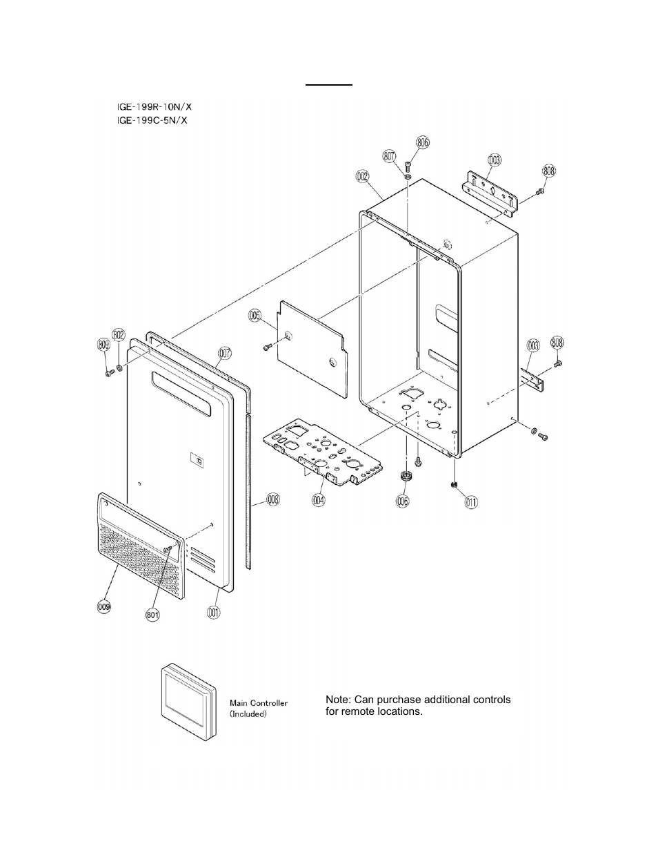 Cabinet | LAARS IGE-199C - Installation Manual User Manual | Page 39 / 44