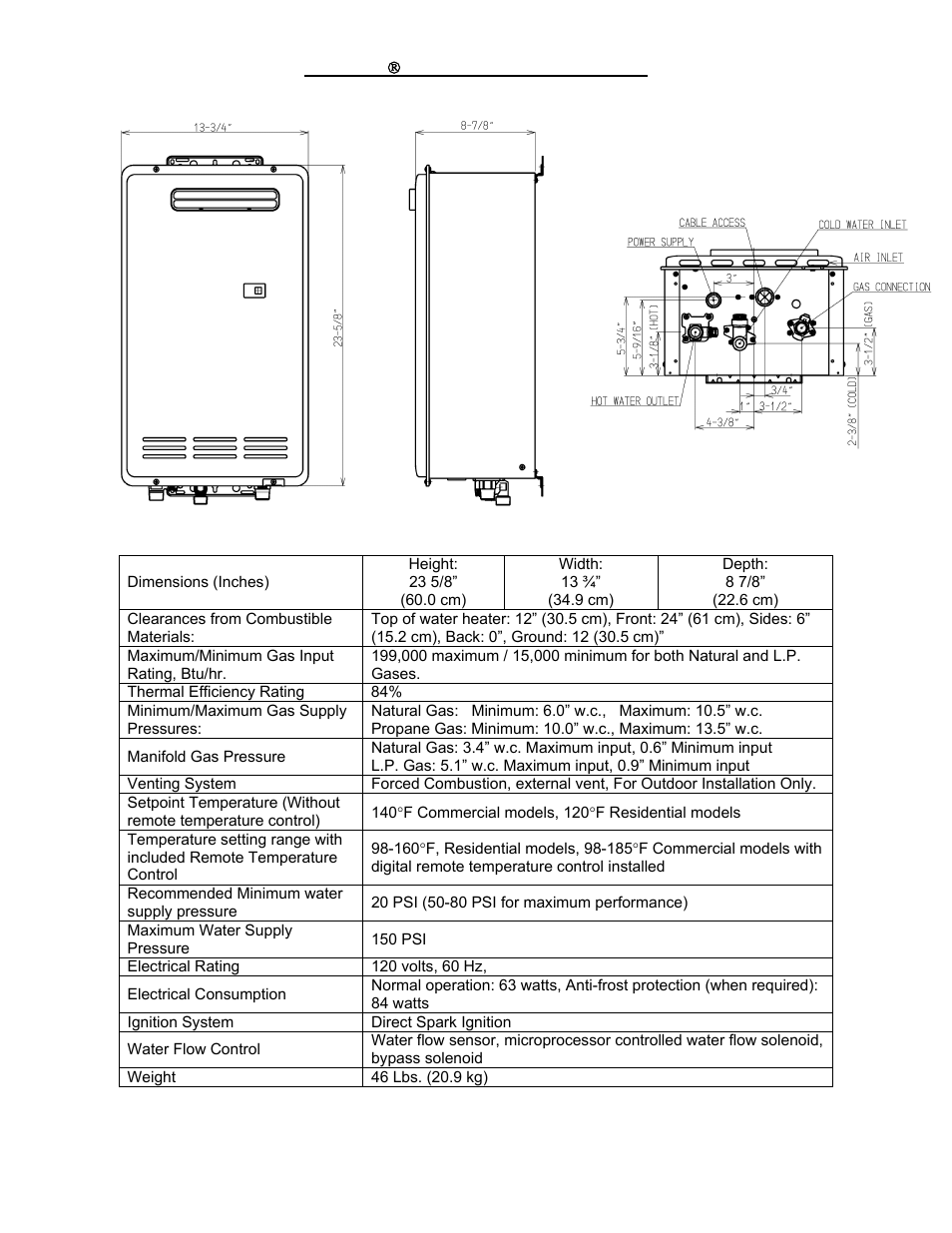 LAARS IGE-199C - Installation Manual User Manual | Page 6 / 44