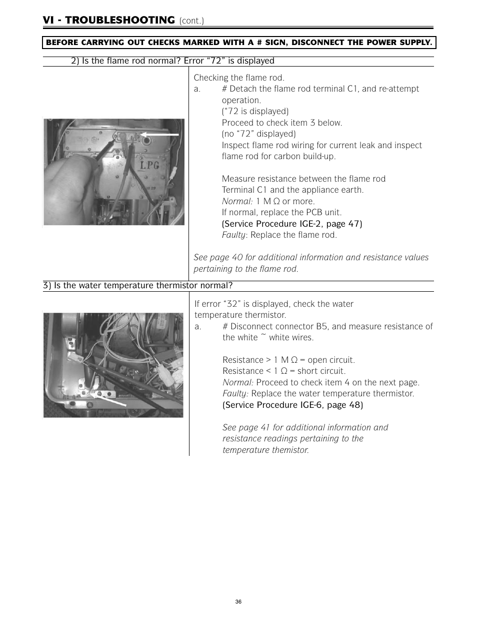 LAARS IGE-199C-5(N,X) - Service Manual User Manual | Page 36 / 60