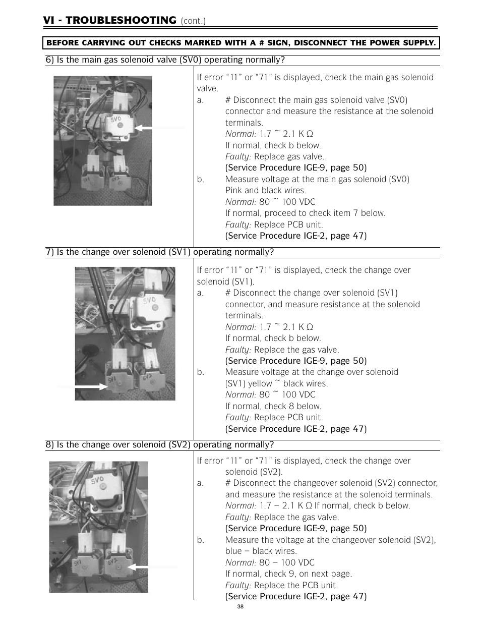 LAARS IGE-199C-5(N,X) - Service Manual User Manual | Page 38 / 60