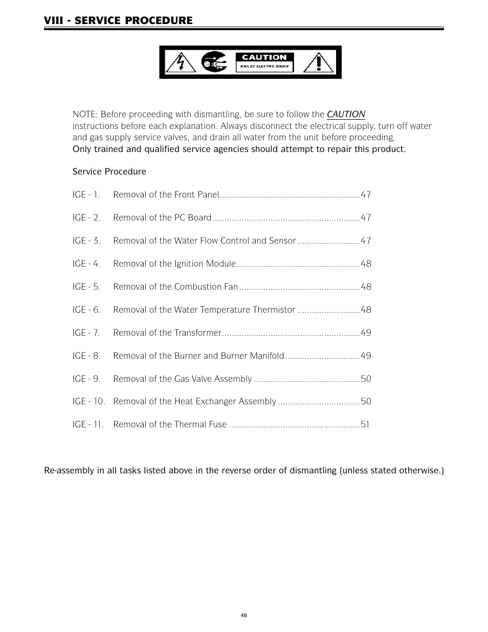 LAARS IGE-199C-5(N,X) - Service Manual User Manual | Page 46 / 60