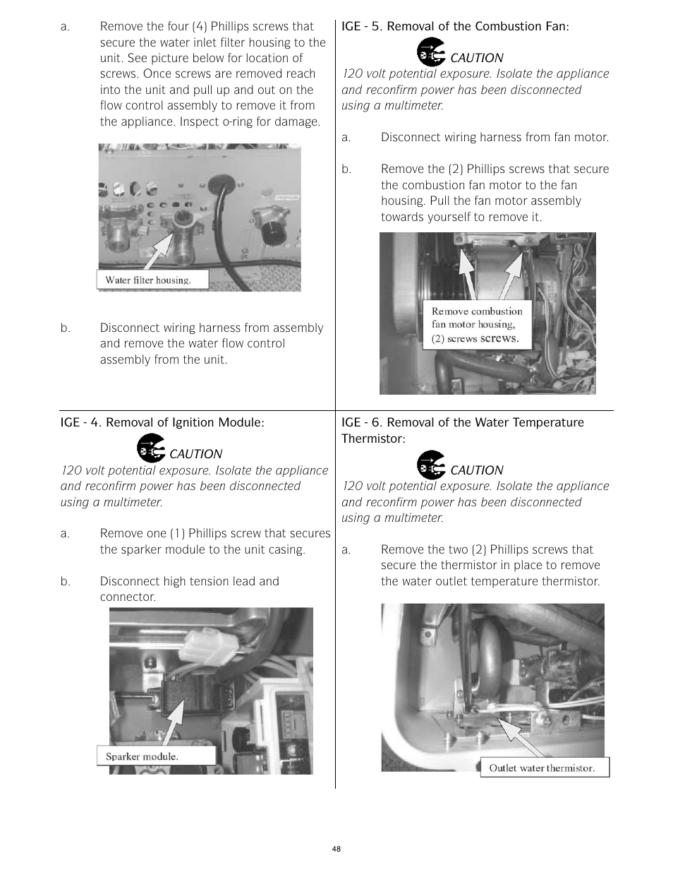 LAARS IGE-199C-5(N,X) - Service Manual User Manual | Page 48 / 60