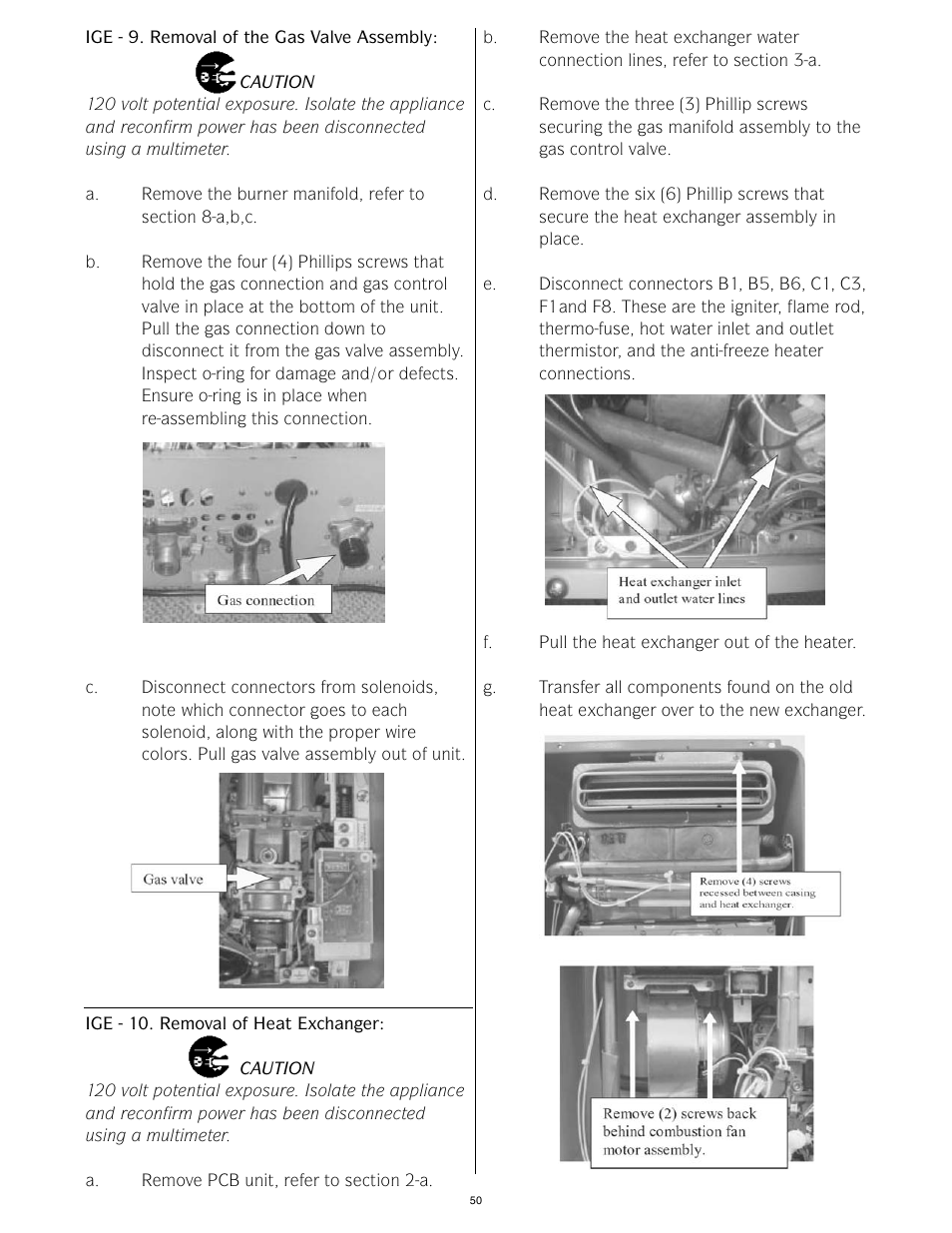 LAARS IGE-199C-5(N,X) - Service Manual User Manual | Page 50 / 60