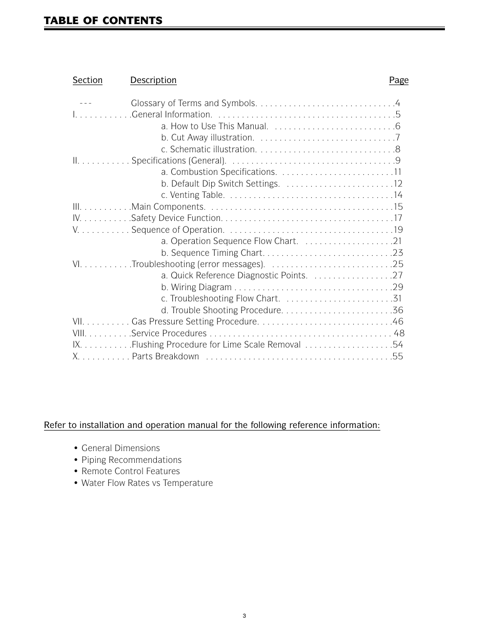 LAARS IGI-180C-5(N,X) - Service Manual User Manual | Page 3 / 64